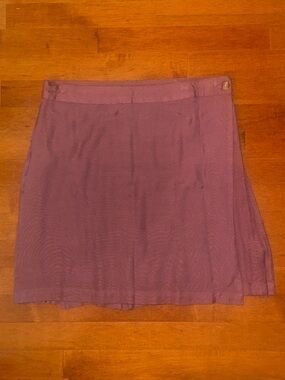 Classic Women's Wrap Skirt in Plum Purple